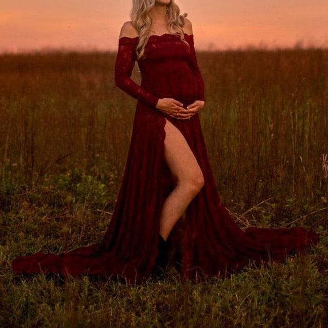 Gorgeous Maternity Dresses - Photo Shoot Pregnant Sexy Mermaid Gown - Baby Shower Photography Props (Z6)(Z8)(1Z1)(2Z1)(3Z1)