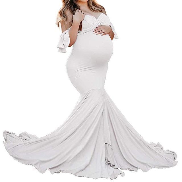 Gorgeous Maternity Dresses - Photo Shoot Pregnant Sexy Mermaid Gown - Baby Shower Photography Props (Z6)(Z8)(1Z1)(2Z1)(3Z1)