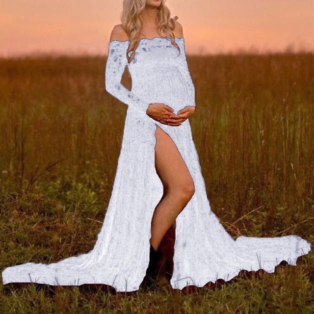 Gorgeous Maternity Dresses - Photo Shoot Pregnant Sexy Mermaid Gown - Baby Shower Photography Props (Z6)(Z8)(1Z1)(2Z1)(3Z1)