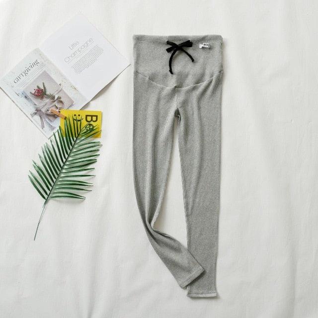 Nice Maternity Leggings - Cotton Adjustable Waist Pregnant Women Clothes (F6)(2Z7)(7Z2)