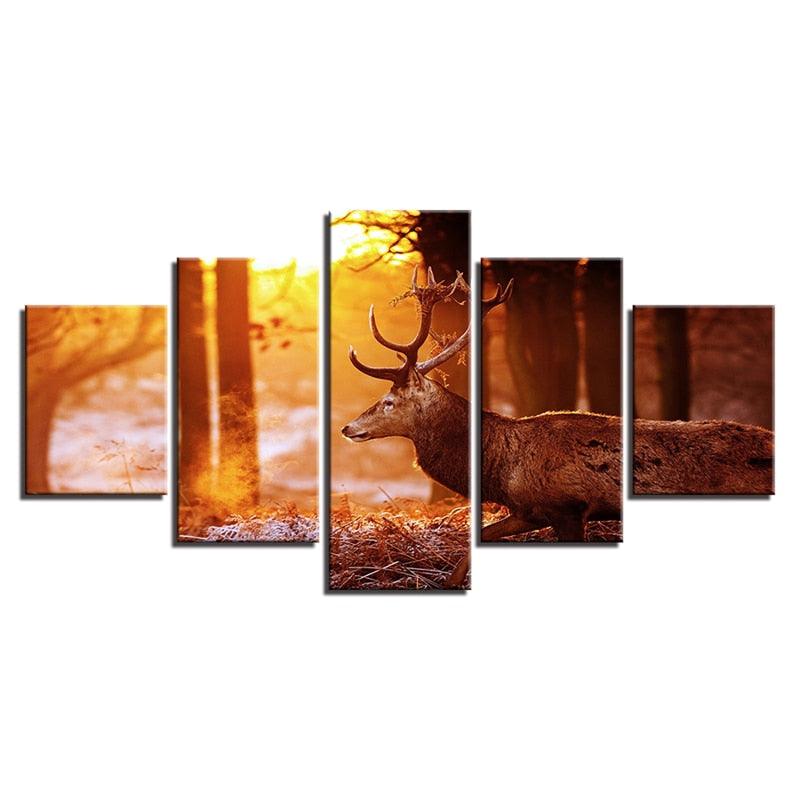 Meigar Canvas Paintings Living Room Wall Art Framework HD Prints (D63)(1BM)(1U63)(AD1)(1U62)