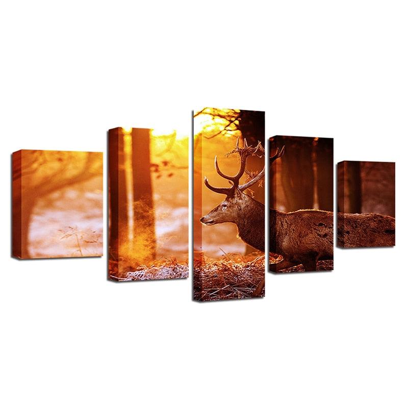 Meigar Canvas Paintings Living Room Wall Art Framework HD Prints (D63)(1BM)(1U63)(AD1)(1U62)