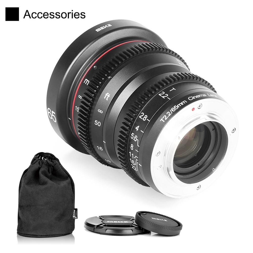 65mm T2.2 Large Aperture Manual Focus Prime 4K Cine Lens for Olympus Panasonic M43/ for Fujifilm X-Mount/ for Sony E-Mount (D54)(MC3)(1U54)