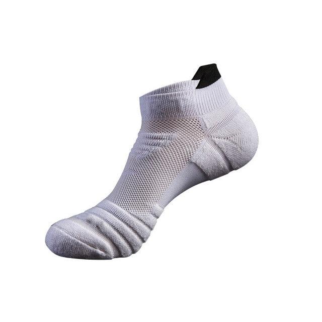 Men Anti-slip Sport Socks - Basketball Running Socks - Breathable Hiking Cycling Walking Outdoor Sock (1U92)