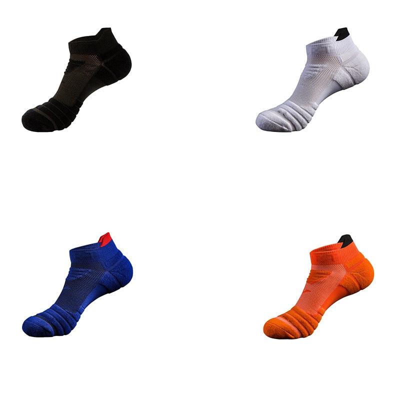 Men Anti-slip Sport Socks - Basketball Running Socks - Breathable Hiking Cycling Walking Outdoor Sock (1U92)