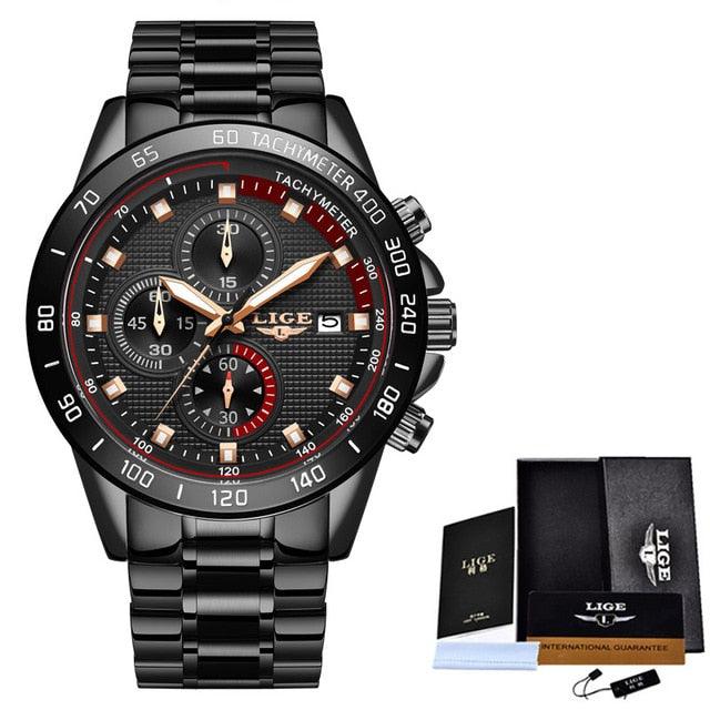 Men's Best Gift Fashion Business Watches - Luxury Brand Stainless Steel Clock (2MA1)(F84)