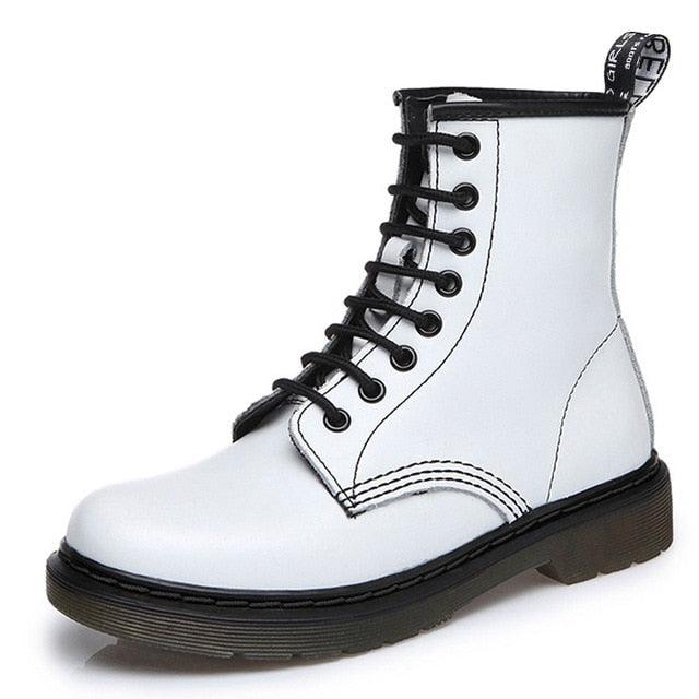 Men's Spring Ankle Boots - Winter Genuine Leather Shoes (D13)(MSB2)