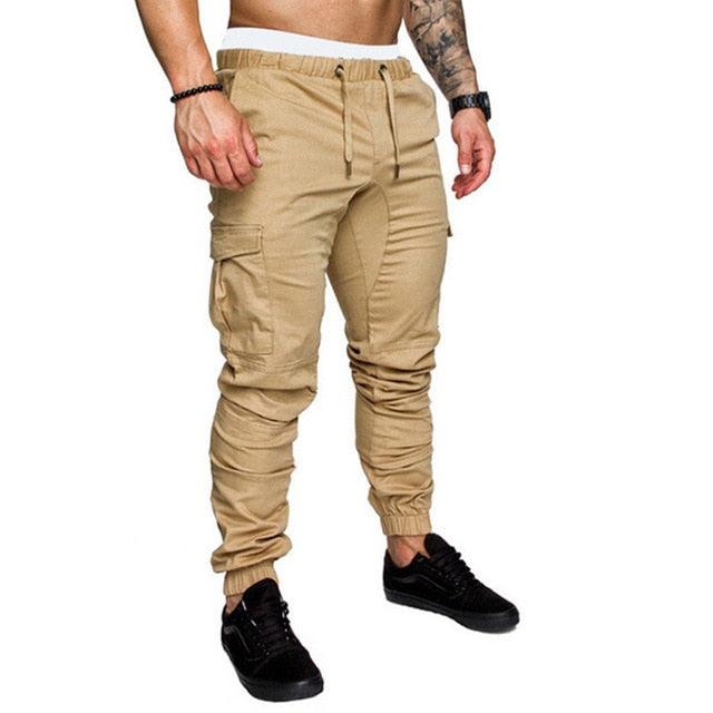 Men Casual Joggers Pants - Solid Thin Sweatpants - New Men's Sportswear Hip Hop Pants (D9)(TG4)(CC2)