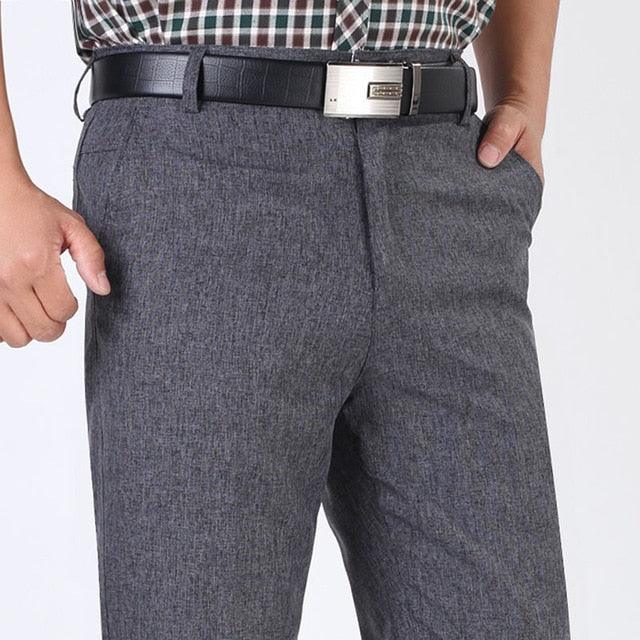 Classic Business Long Pants - Casual Loose Thin Breathable 10 Colors Trousers (TG1)