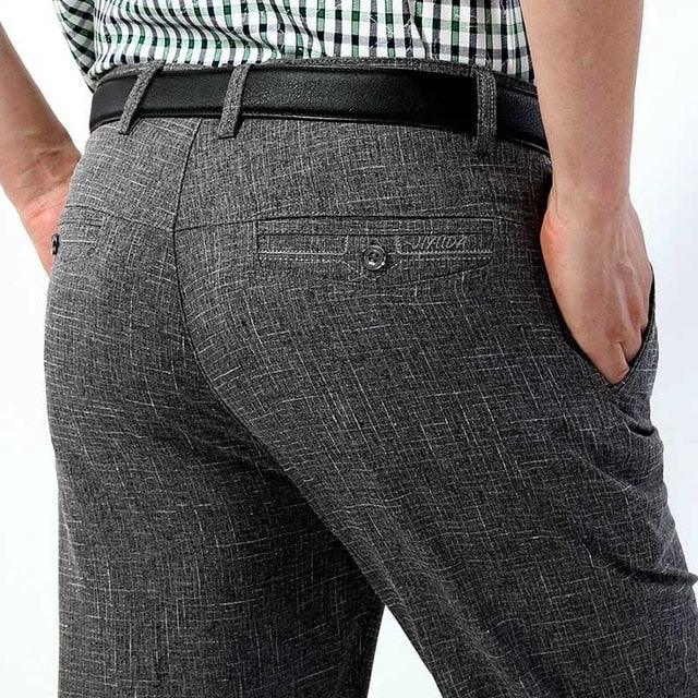 Classic Business Long Pants - Casual Loose Thin Breathable 10 Colors Trousers (TG1)