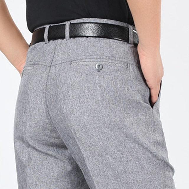 Classic Business Long Pants - Casual Loose Thin Breathable 10 Colors Trousers (TG1)