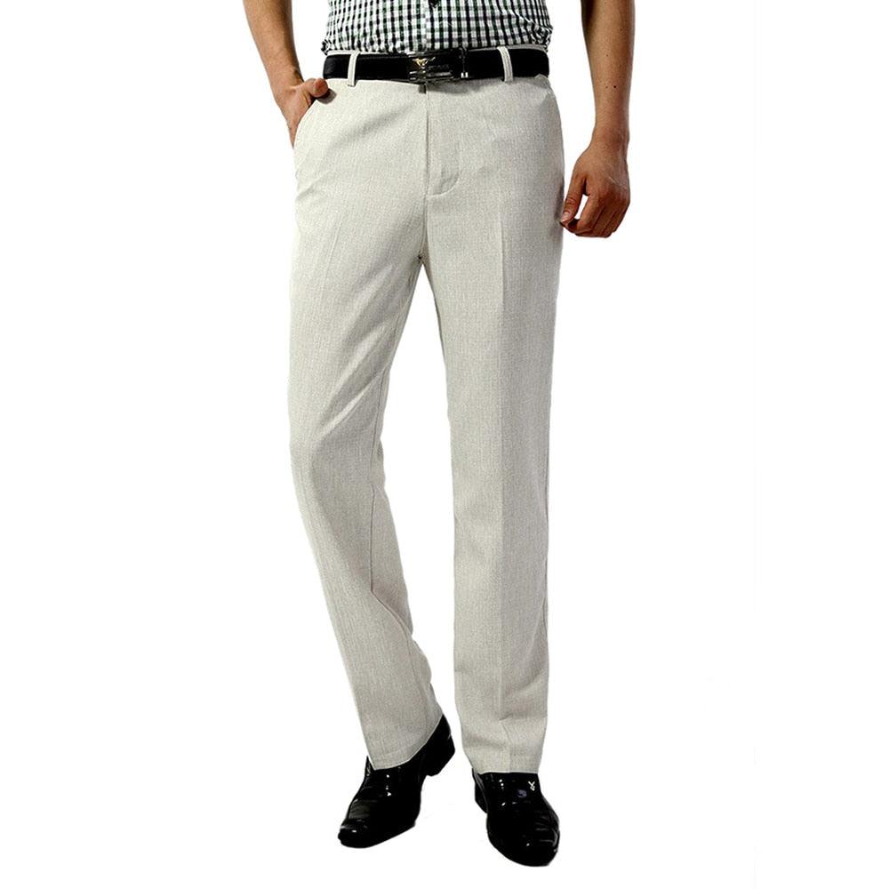 Classic Business Long Pants - Casual Loose Thin Breathable 10 Colors Trousers (TG1)