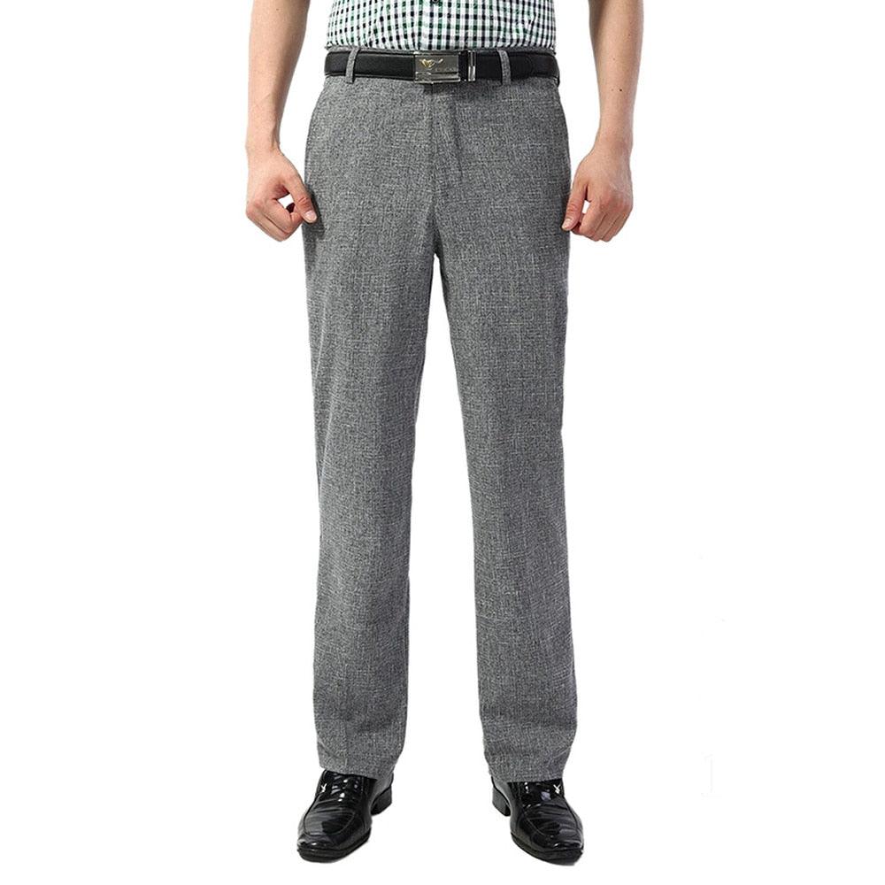 Classic Business Long Pants - Casual Loose Thin Breathable 10 Colors Trousers (TG1)