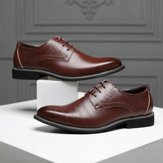 Autumn Formal Shoes - Men High Quality Leather Dress Shoes (MSF2)(F14)