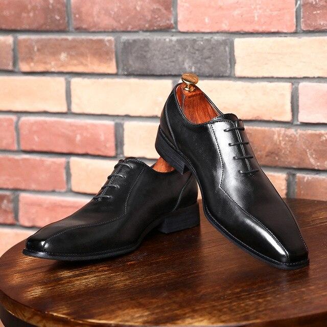 Men's Business Casual Dress Flats Shoes - Oxford Shoes (MSF1)(F14)
