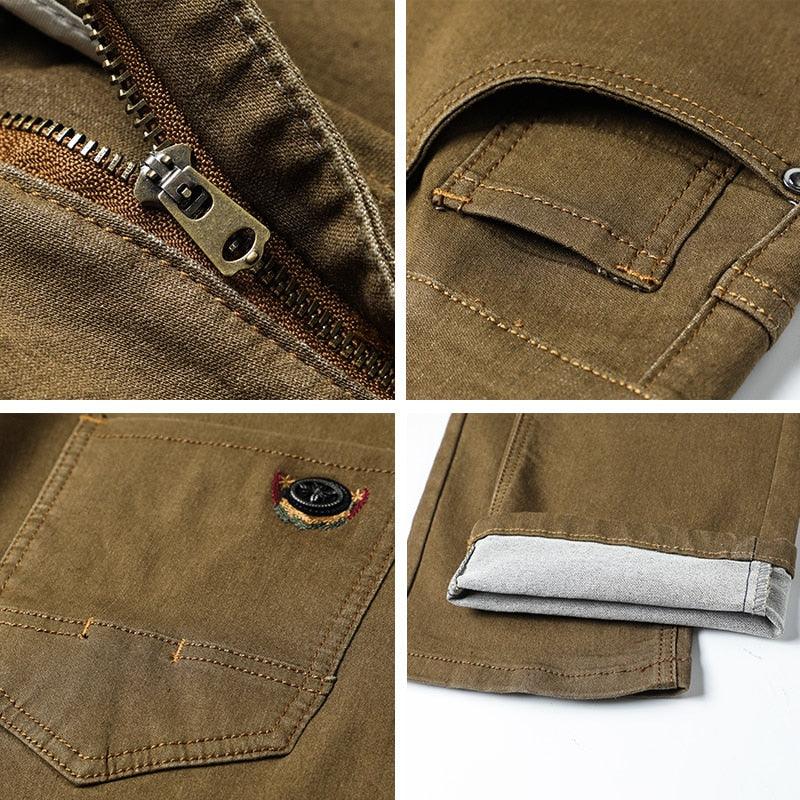 Men's Slim Fit Straight Cut Style Trend Fit High Quality Jean - New Style Casual Pants (TG2)