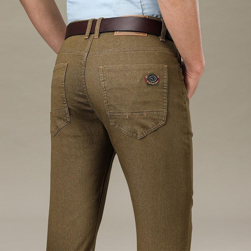 Men's Slim Fit Straight Cut Style Trend Fit High Quality Jean - New Style Casual Pants (TG2)