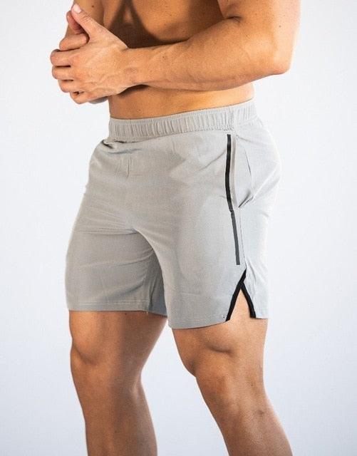 Men Swimsuit Side Pockets Swimwear - Elastic Breathable Beachwear Solid Swim Briefs (TG5)(F9)
