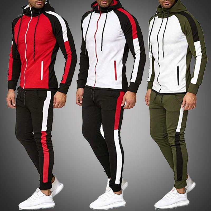Shpwfbe Short Sleeve Men Summer Spring And Summer Striped Squares Tracksuit 2  Piece Outfits T Shirts And Jogging Sets Sports Suit Sweatsuits Sportswear 