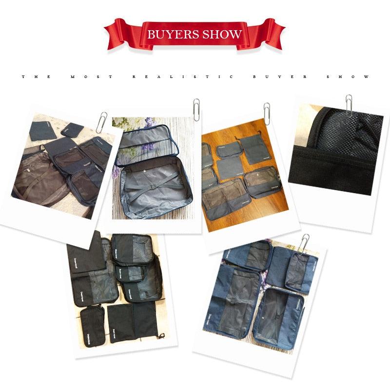 Men Travel Storage Bags - Clothes Shoes Underwear Suitcase Organizer Cosmetics Bags (LT9)(F79)