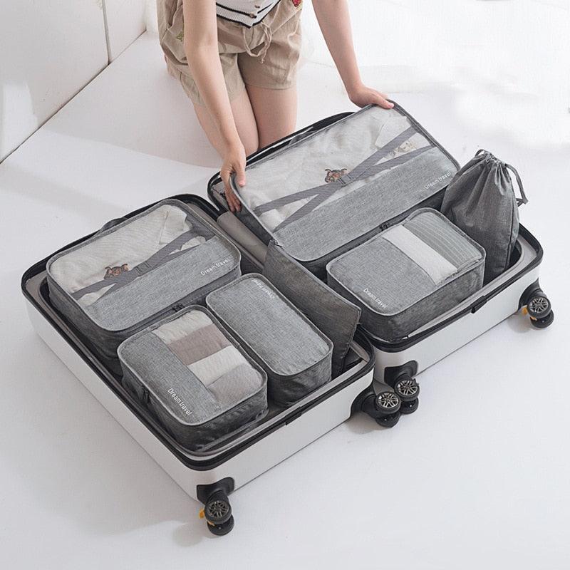 Men Travel Storage Bags - Clothes Shoes Underwear Suitcase Organizer Cosmetics Bags (LT9)(F79)