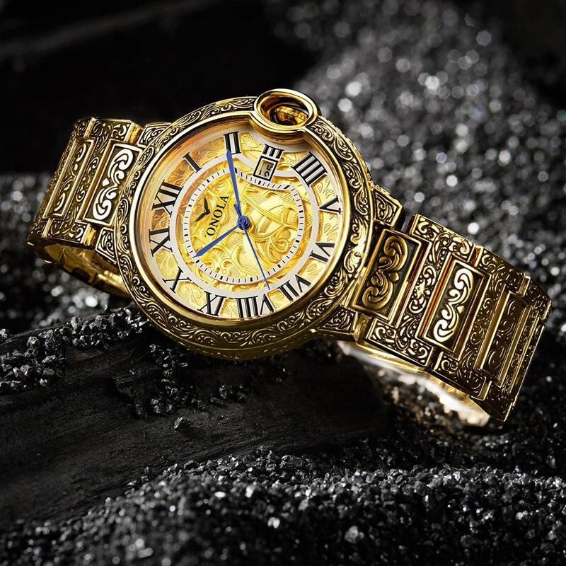 Men's Watch Top Brand Luxury Fashion Stainless Steel Business Quartz - Wrist Watches Waterproof Clock (1U84)