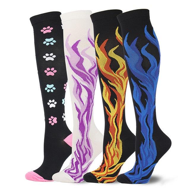 Amazing Compression Stockings Fit Socks - Anti Fatigue Pain Relief High Socks (3WH1)(2WH1)(F31)