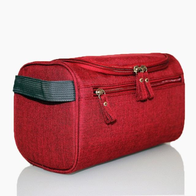 Men Cosmetics Bag - Waterproof Oxford Toiletry Bag - Travel Organizer Bath Wash Bag (LT5)(F79)