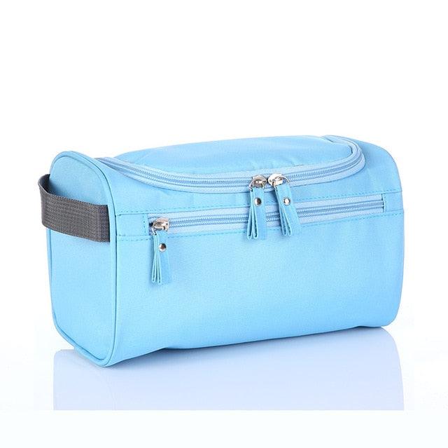 Men Cosmetics Bag - Waterproof Oxford Toiletry Bag - Travel Organizer Bath Wash Bag (LT5)(F79)