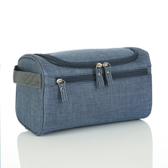 Men Cosmetics Bag - Waterproof Oxford Toiletry Bag - Travel Organizer Bath Wash Bag (LT5)(F79)