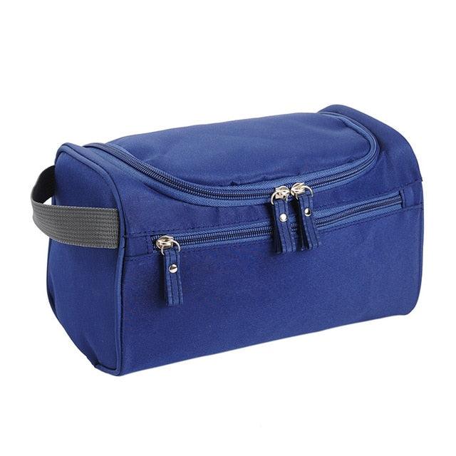 Men Cosmetics Bag - Waterproof Oxford Toiletry Bag - Travel Organizer Bath Wash Bag (LT5)(F79)