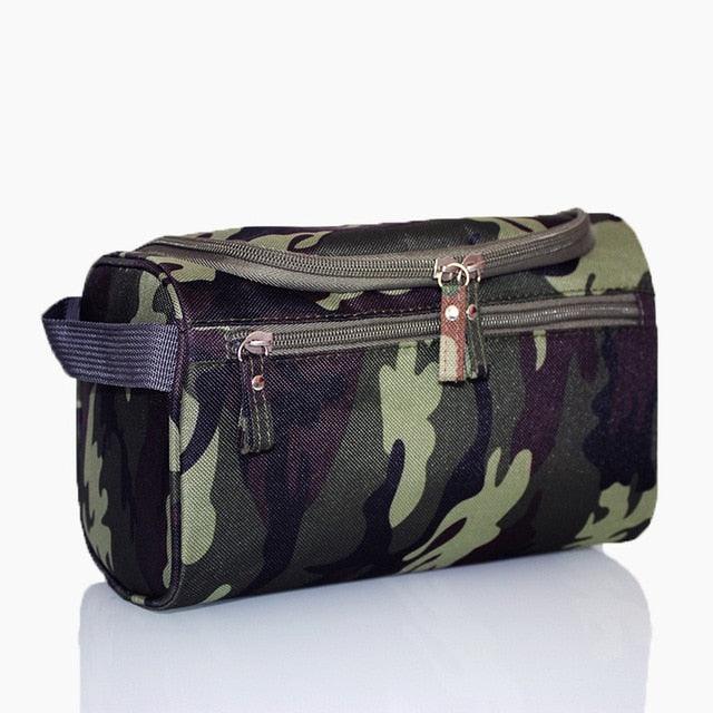 Men Cosmetics Bag - Waterproof Oxford Toiletry Bag - Travel Organizer Bath Wash Bag (LT5)(F79)