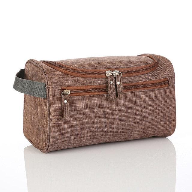 Men Cosmetics Bag - Waterproof Oxford Toiletry Bag - Travel Organizer Bath Wash Bag (LT5)(F79)