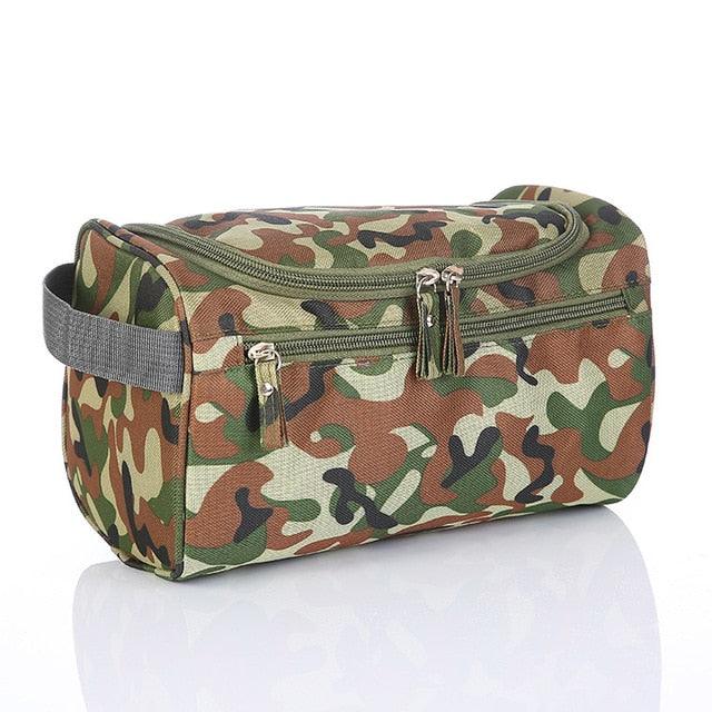 Men Cosmetics Bag - Waterproof Oxford Toiletry Bag - Travel Organizer Bath Wash Bag (LT5)(F79)
