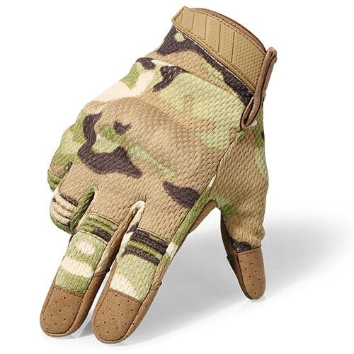 Men's Air-soft Full Finger Glove -Touch Screen Multicam Tactical Gloves (D17)(4AC1)