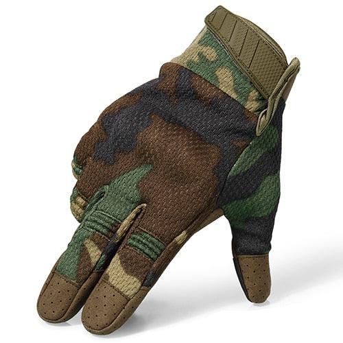 Men's Air-soft Full Finger Glove -Touch Screen Multicam Tactical Gloves (D17)(4AC1)