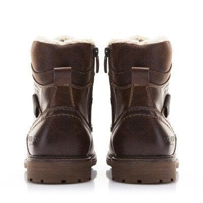 Men's Boots - Plush Warm Men's Snow Boots - British Style Men Footwear (MSB2)(MSF6)(F16)(F13)