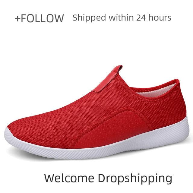 Men's Casual Shoes - Non-Leather Casual Sneakers - Breathable Jogging Shoes (1U12)(1U15)