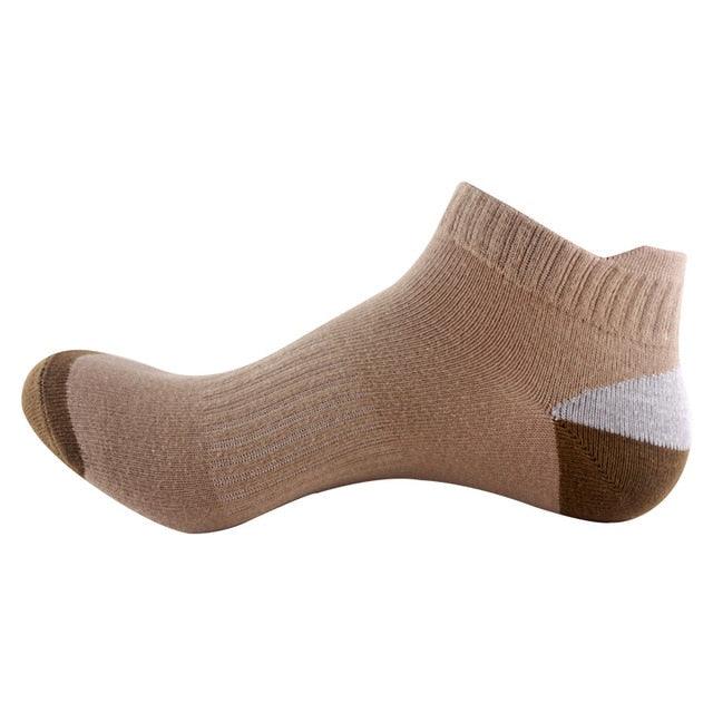 Men's Cotton Cycling Socks - Quick Dry Running Sport Fitness Socks (1U92)