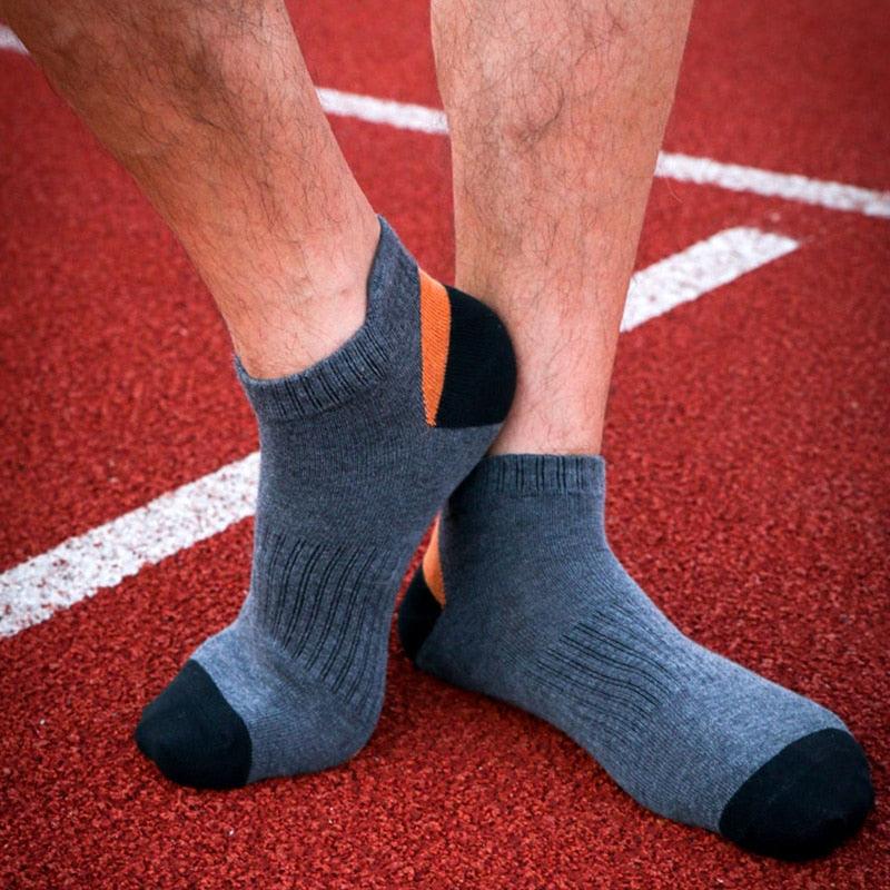Men's Cotton Cycling Socks - Quick Dry Running Sport Fitness Socks (1U92)