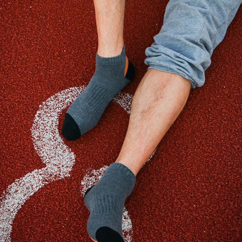 Men's Cotton Cycling Socks - Quick Dry Running Sport Fitness Socks (1U92)