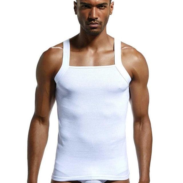 Men's Fashion Vest Home Sleep Casual Cotton Tank Top - Solid Cotton Tank (TM7)(F101)(F8)(F11)