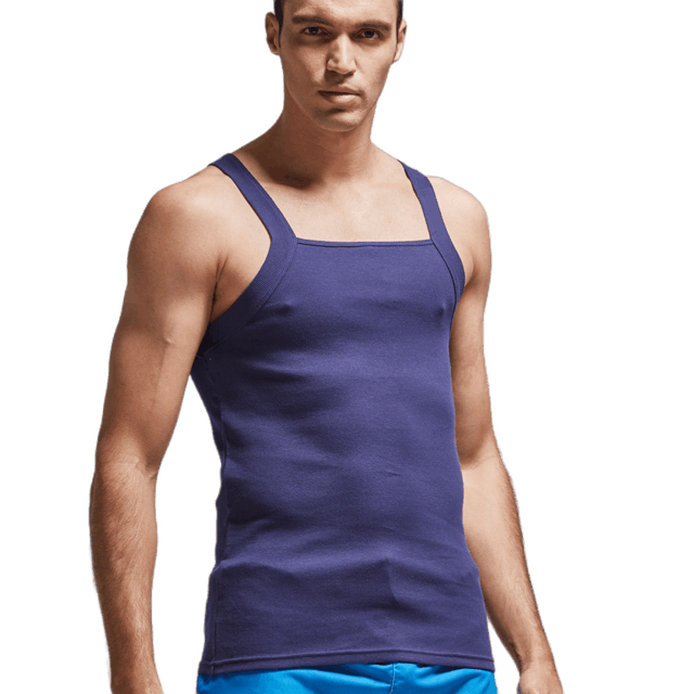 Men's Fashion Vest Home Sleep Casual Cotton Tank Top - Solid Cotton Tank (TM7)(F101)(F8)(F11)