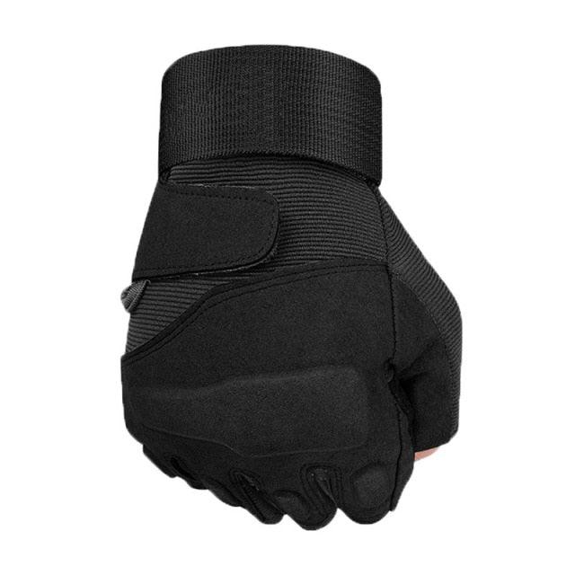 Men's Full Finger Tactical Gloves - Military Army Police Paintball Combat Full Winter Gloves (4AC1)