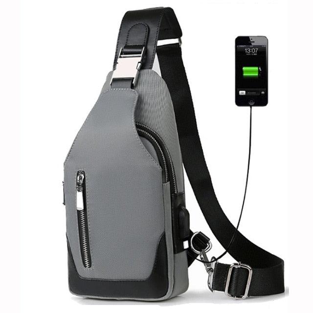 Men's Messenger Bag -Shoulder Oxford Cloth Chest Bags - Crossbody Casual messenger Bags (D79)(LT8)