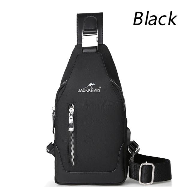 Men's Messenger Bag -Shoulder Oxford Cloth Chest Bags - Crossbody Casual messenger Bags (D79)(LT8)