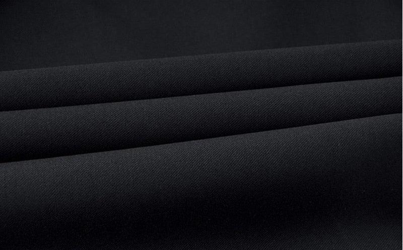 Men's Slim Fit Straight Dress Pants - Flat Front Causal Trousers (TG1)