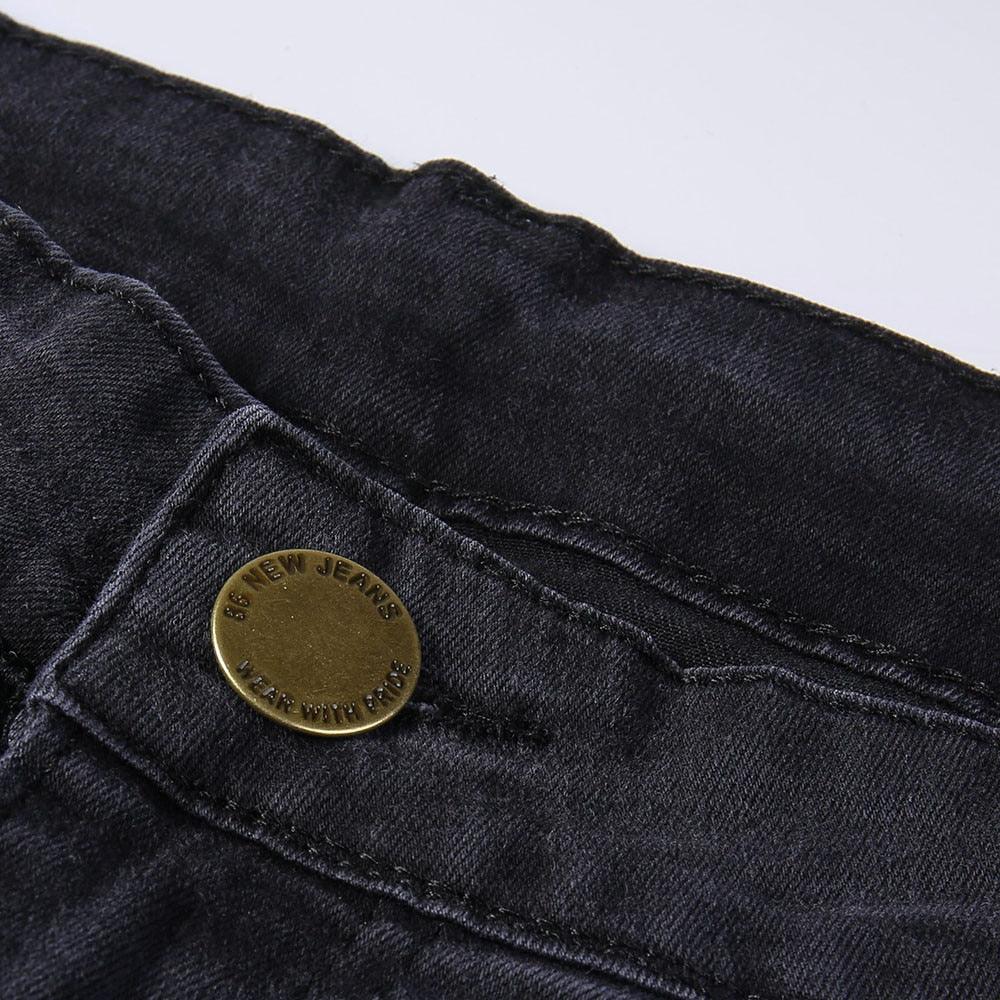 Men's Stretch Distressed Ripped Slim Fit Pocket Jeans Trousers (3U9)