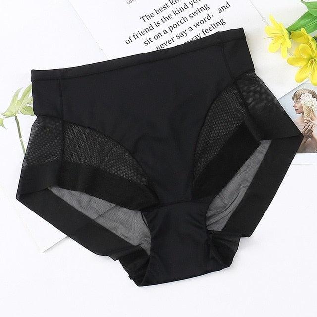 Women's Middle Waist Trainer Body Shaper Panties - Control Slimming Underwear (3U28)