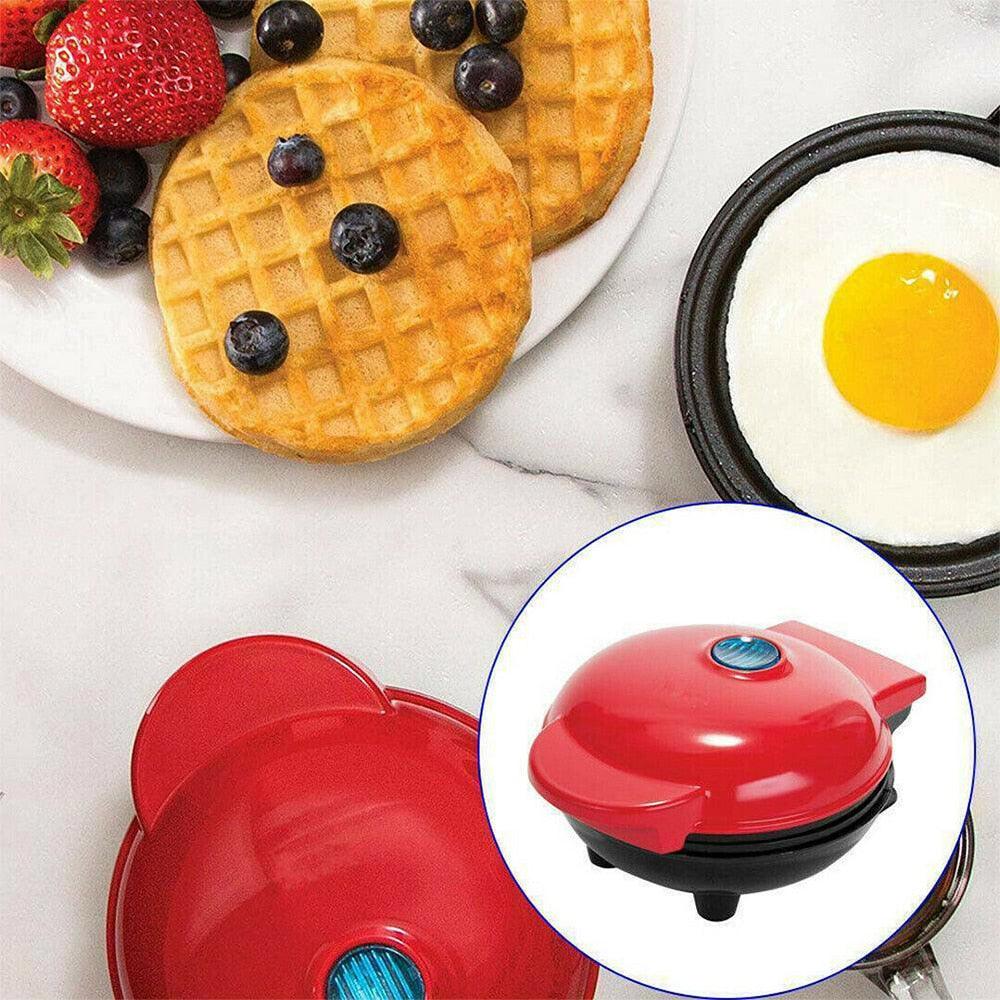 Mini Electric Non-Stick Waffle Maker Mold Pancake Bakeware Pan Bubble Egg Cake Oven (2H1)(F59)